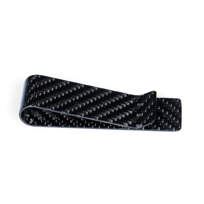 Carbon Fiber Money Clip 2.8 * 0.8 * 0.5in Super Portable - Holds Up To 30 Bills Or 15 Credit Cards Mini Card Clip For Daily Carry Pocket Use - Image 5