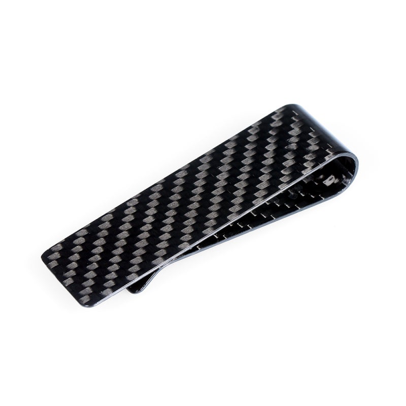 Carbon Fiber Money Clip 2.8 * 0.8 * 0.5in Super Portable - Holds Up To 30 Bills Or 15 Credit Cards Mini Card Clip For Daily Carry Pocket Use - Image 3
