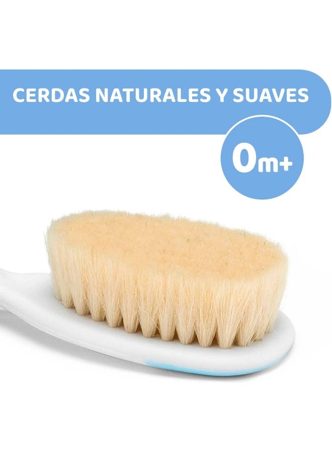 Chicco Natural Silk Brush And Comb Blue - Image 3