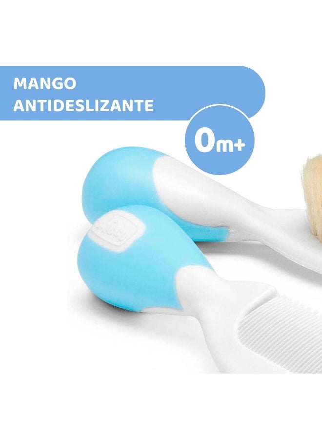 Chicco Natural Silk Brush And Comb Blue - Image 5