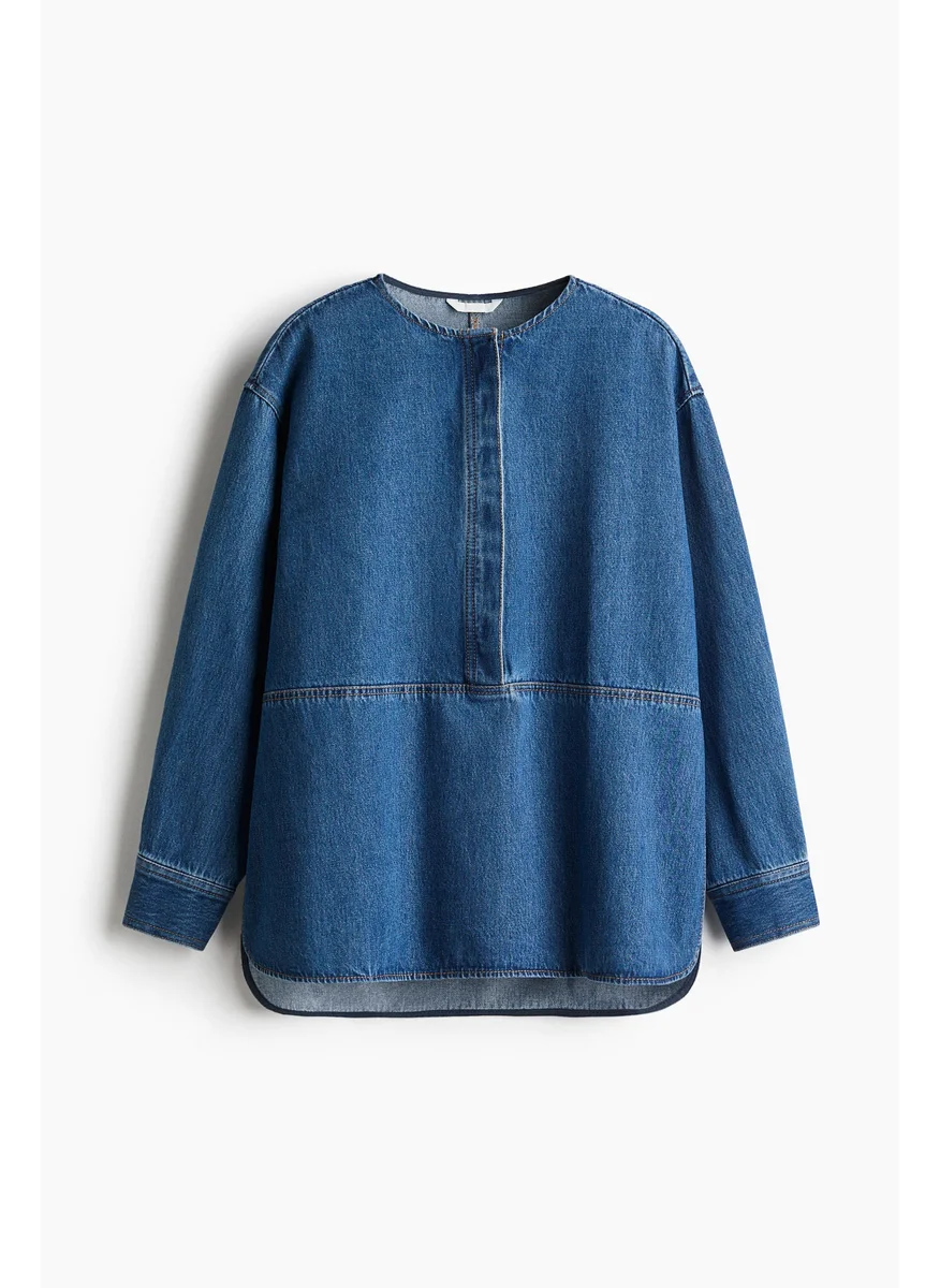 H&M Popover Twill Blouse