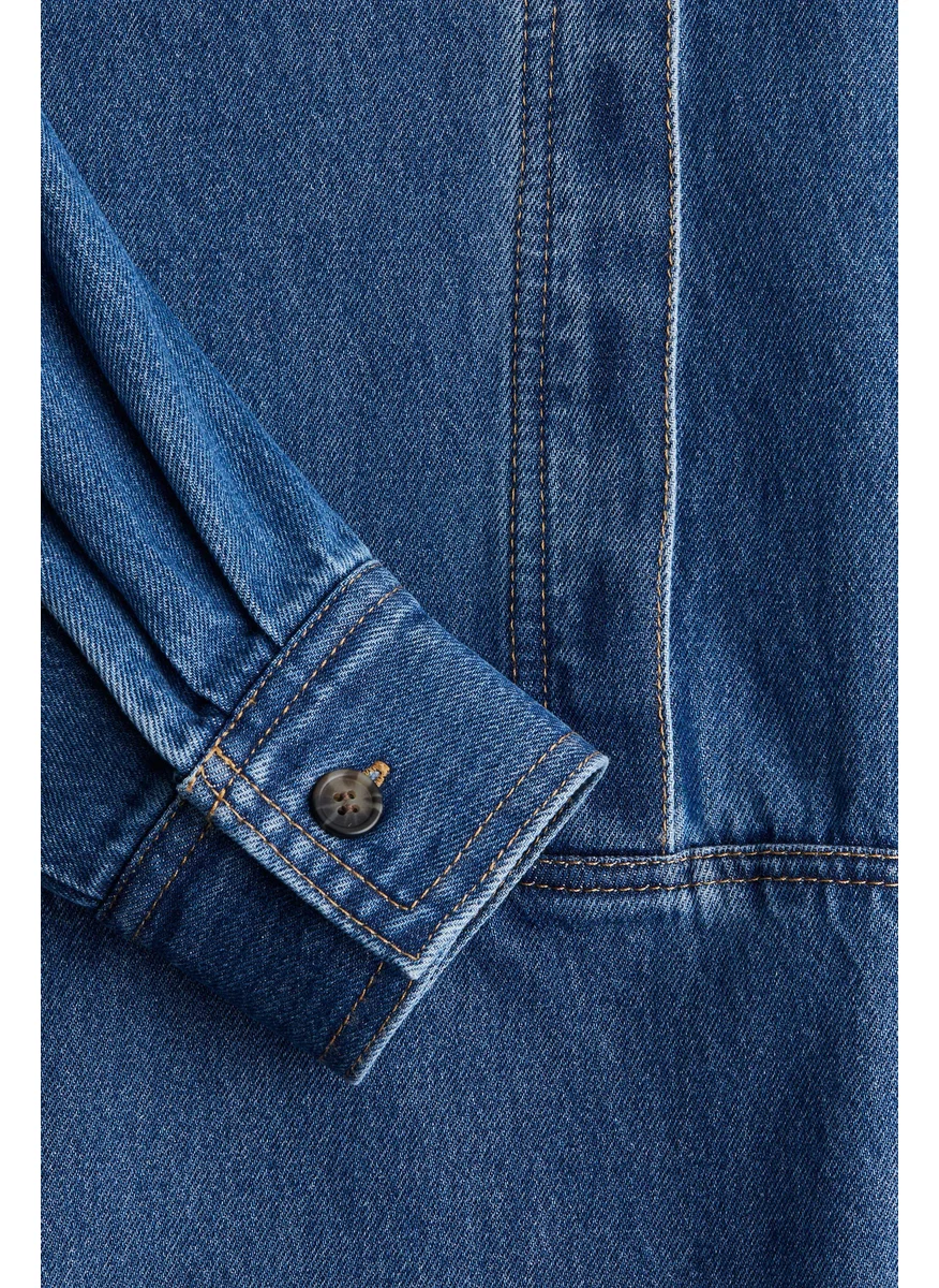 H&M Popover Twill Blouse