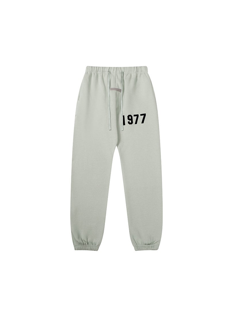 Generic - Essentials FOG 1977 Velvet Letter Casual Trousers 2211 apricot - Image 1