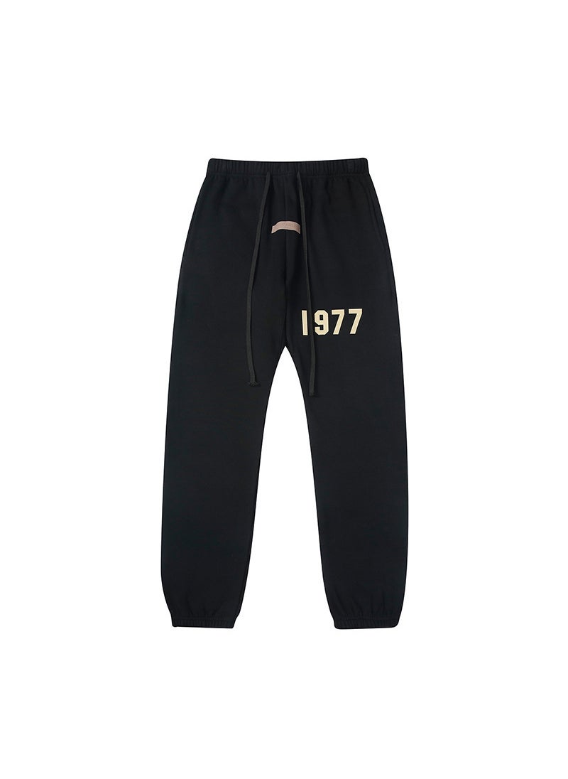 Generic - Essentials FOG 1977 Velvet Letter Casual Trousers 2211 apricot - Image 1