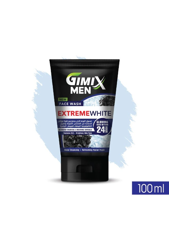 GIMIX Men Extreme White Face Wash 100ml - Image 2