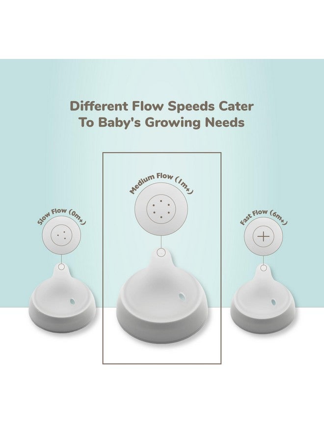 نوك حلمة NUK® Perfect Match™ متوسطة التدفق، عبوة من قطعتين - Image 1