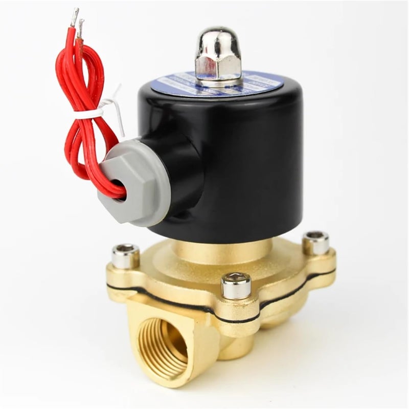 صمام كهرومغناطيسي 1/4" 3/8" 1/2" 3/4" 1" DN8/10/15/20/25/50، مغلق بشكل طبيعي، جهد 12V 24V 220V 110V (DN10) - Image 3