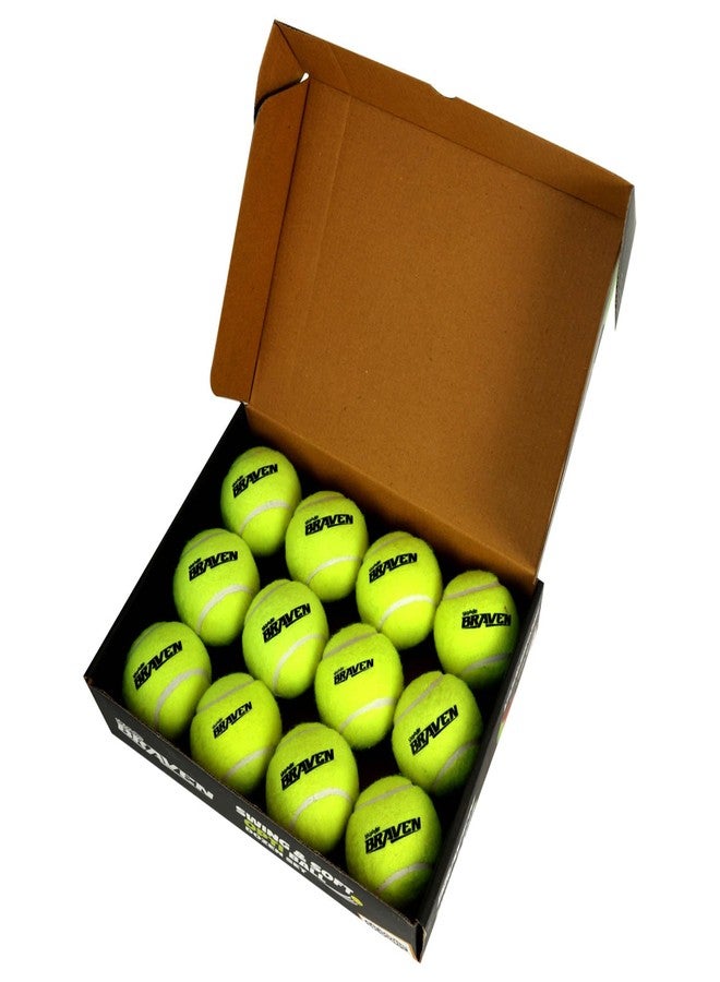 SKOODLE Braven TENNIS4CRICKET Swing & Soft Ball for Cricket Tournament | Street Match Cricket Ball Tennis for Lawn Cricket|Soft Tennis Balls|(Set of 12) - Image 4