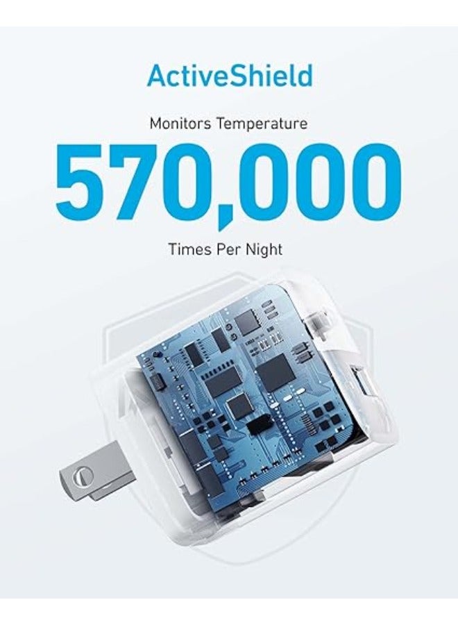 Anker USB C Charger 33W, Anker 323 Charger, 2 Port Compact Charger with Foldable Plug for iPhone 14/14 Plus/14 Pro/14 Pro Max/13/12, Pixel, Galaxy, iPad/iPad Mini and More (Cable Not Included) - Image 5