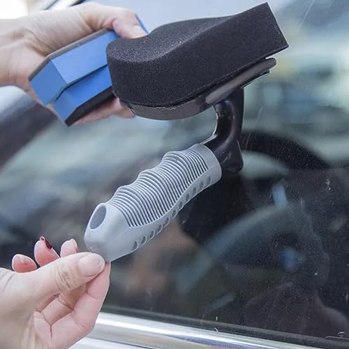 VICASKY Tire Shine Wax Applicator Tire Brush Tire Dressing Applicator Pad Keeps Tires Shine Reusable and Washable for Tire Detailing Waxing Brush - Image 2