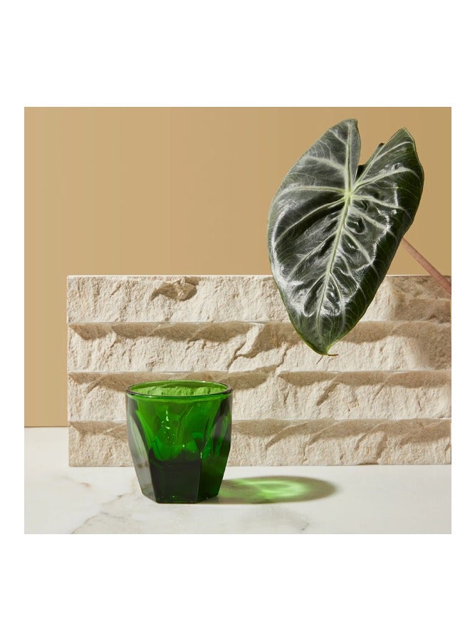 notNeutral Vero Cortado Glass/Coffee Cup, Emerald - 4.25 oz, Set of 2 - Image 3
