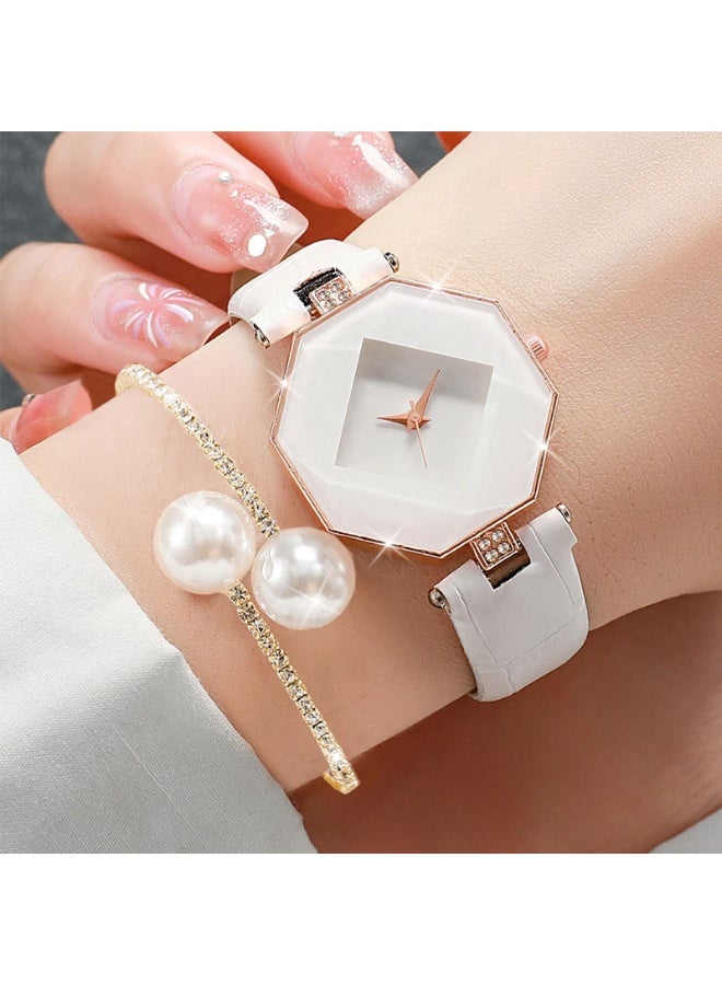 مارك وارفيلد الرجل الجديد New Small Fresh Retro Decorative Watch Set - Image 2