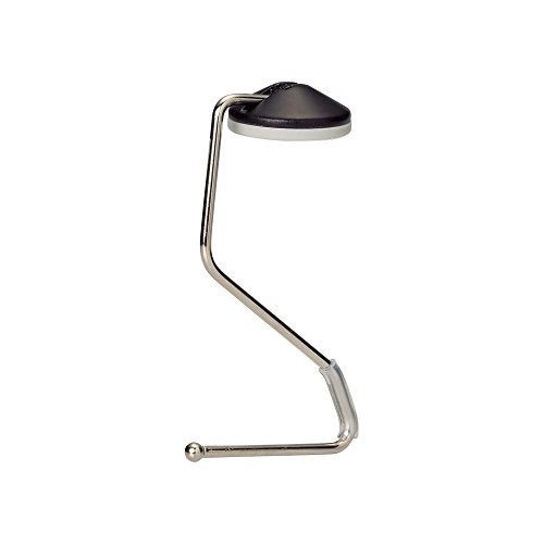 LIHITLAB LIHIT LAB Lightweight Purse Hanger for Table, Bag Hanger, Purse Holder, Desk Hook for Gym, Restaurant, Office, Holds up to 11 pounds, 4" x 2'', Black (A7595-24) - Image 1
