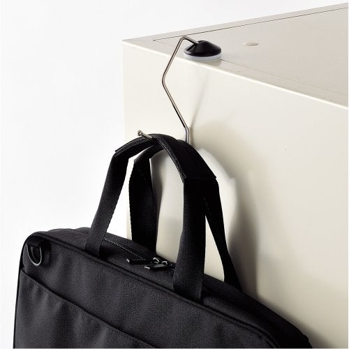 LIHITLAB LIHIT LAB Lightweight Purse Hanger for Table, Bag Hanger, Purse Holder, Desk Hook for Gym, Restaurant, Office, Holds up to 11 pounds, 4" x 2'', Black (A7595-24) - Image 3