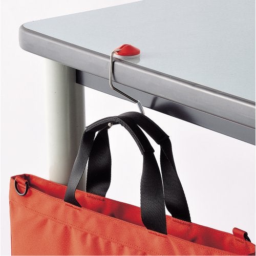 LIHITLAB LIHIT LAB Lightweight Purse Hanger for Table, Bag Hanger, Purse Holder, Desk Hook for Gym, Restaurant, Office, Holds up to 11 pounds, 4" x 2'', Black (A7595-24) - Image 2