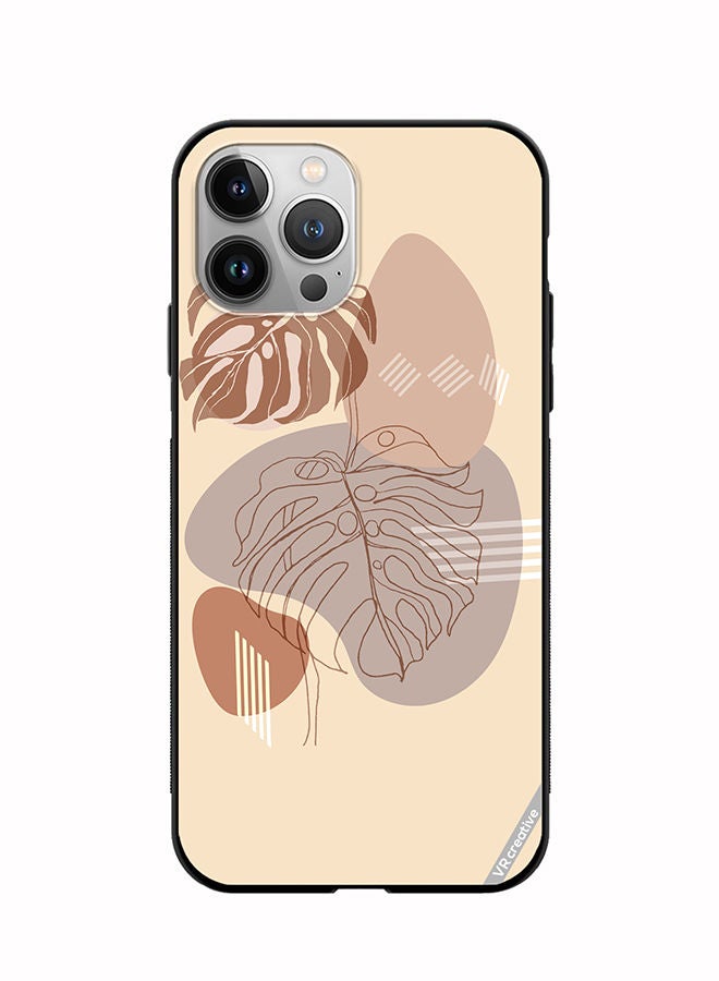 VR CREATIVE Protective Case Cover For Apple iPhone 11 Pro Max Line Art Nature Design Multicolour - Image 1