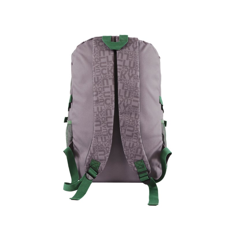 بيج ديزاين حقيبة ظهر للابتوب مقاومة للسرقة ومضادة للماء من Biggdesign Moods Up، باللون الرمادي - Image 2