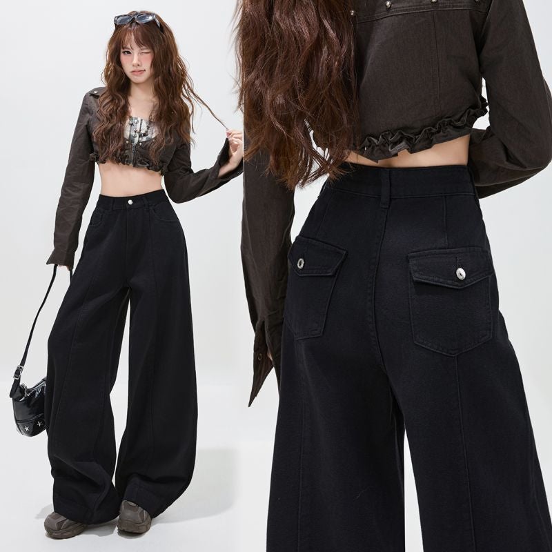Unisex Casual Daily Denim Jeans - Image 2