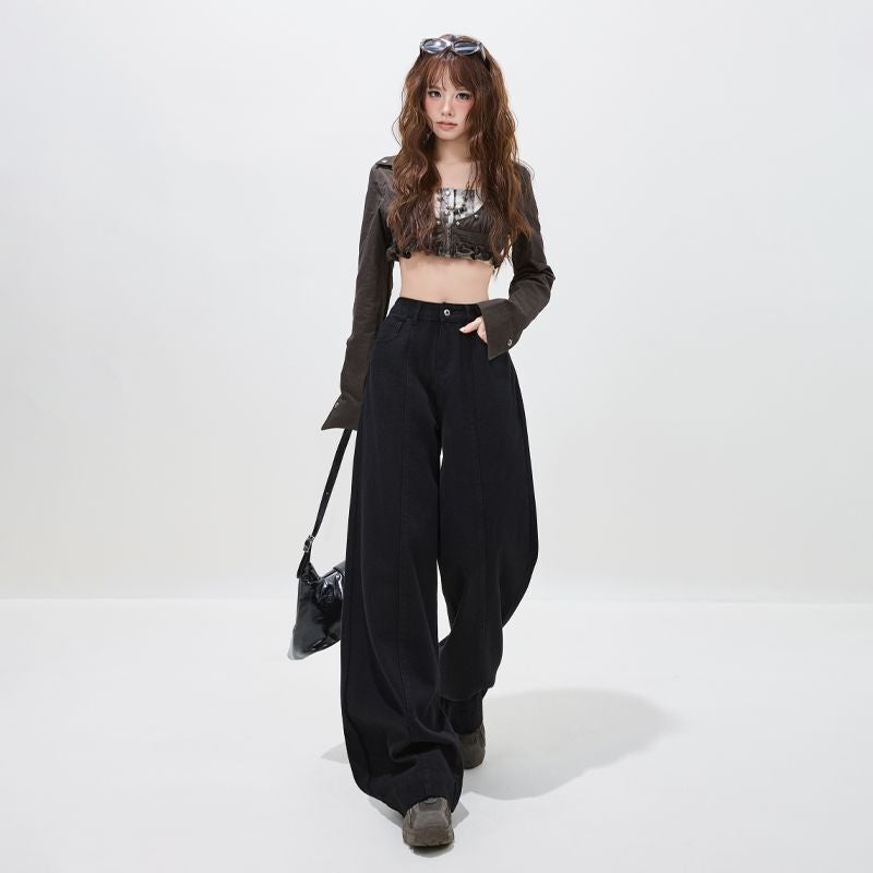 Unisex Casual Daily Denim Jeans - Image 3