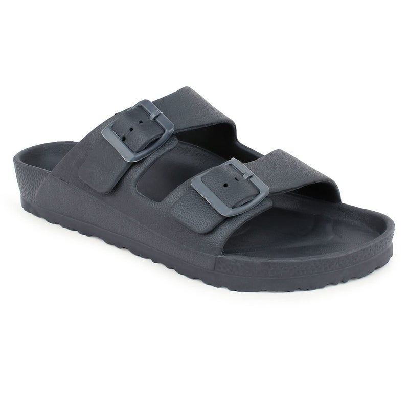 Hygear Men's Sharpy Dark Grey Slippers_6 UK (HG-GE-1005) - Image 4