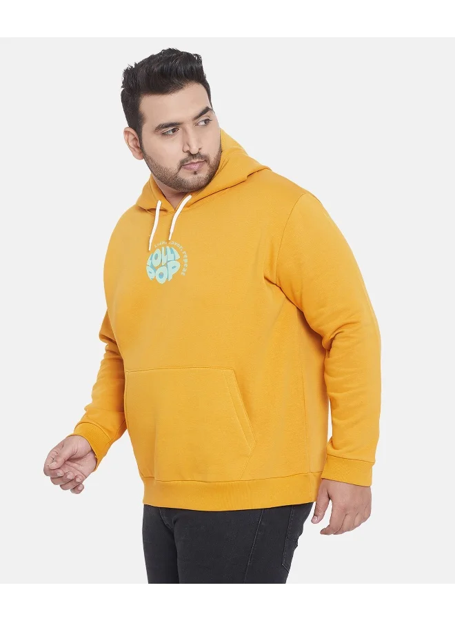 Instafab Plus Instafab Plus Men's Mustard Yellow Lollipop Hoodie