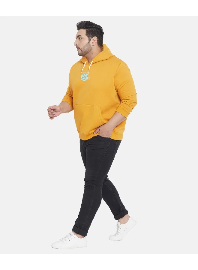 Instafab Plus Instafab Plus Men's Mustard Yellow Lollipop Hoodie