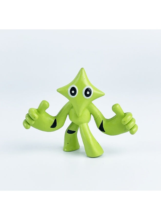 HALAMODO 8 PCS Rainbow Friends Toy Figure Blind Box Set , Drool Monster Cartoon Game Collectible Model , Trendy Anime Statue Toy, Desktop Decor Figure Model Toy , Office Decor Figure , Car Ornament, Surprise Birthday Gift For Kids Boys and Girls, For Commemoration, Collection and Display, 8 cm - Image 5