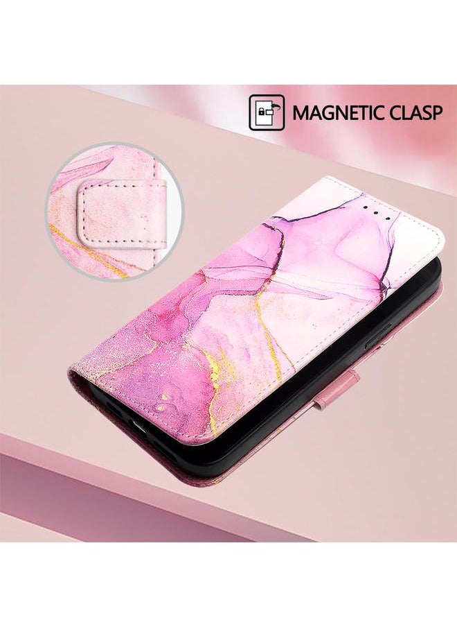 Zaboon Case For Honor X9c Smart 5G PT003 Marble Pattern Flip Leather Phone Case  - Image 2