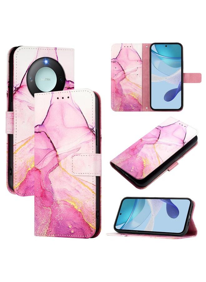 Zaboon Case For Honor X9c Smart 5G PT003 Marble Pattern Flip Leather Phone Case  - Image 1
