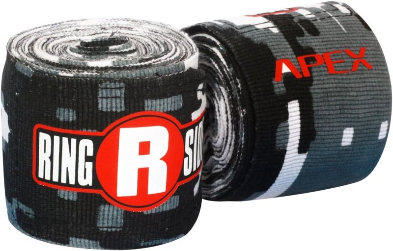 Ringside أبكس 180 بوصة لفافات اليدين - لفافات تدريب مرنة ومتينة مع إغلاق هوك وحلقة، خيارات متعددة الألوان، مثالية لفنون القتال المختلطة، موياي تاي، كيك بوكسينغ - Image 2