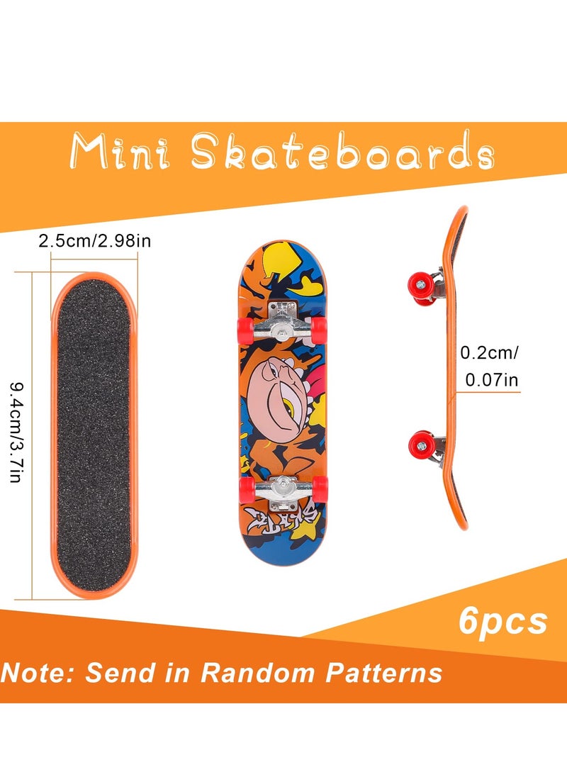 Daytoyz Finger Skateboard, 6 Pieces Fingerboard, Mini Finger Skateboards Set, Professional Finger Toy - for Children Party Bag Filler, Children's Birthday Gifts (Random Pattern)  - Image 3