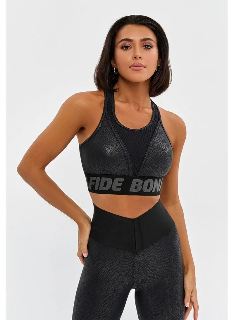 High Support Sports Polyester Bra for Women