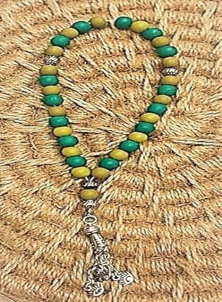 Rosary made of 33 beads green*yellow with a silver pendant - pzsku/Z001C53922D4C783C6083Z/45/_/1713790820/697e8fa1-d9ab-47c0-85eb-26434c2eb197