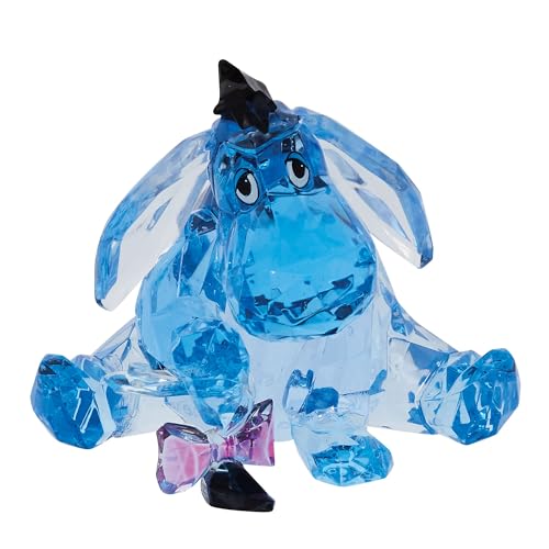 Enesco Facets Disney Winnie The Pooh Eeyore Sitting Figurine 3 Inch Blue - Image 1