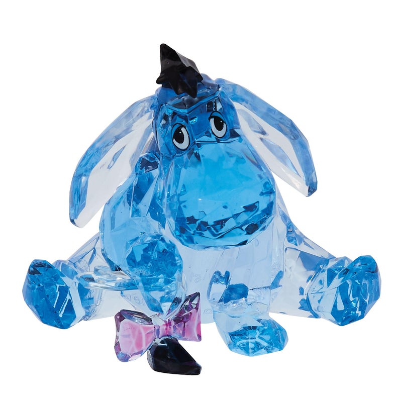 Enesco Facets Disney Winnie The Pooh Eeyore Sitting Figurine 3 Inch Blue - Image 2
