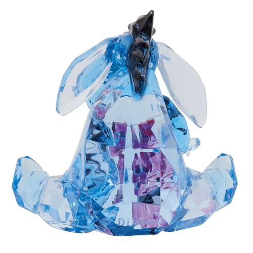Enesco Facets Disney Winnie The Pooh Eeyore Sitting Figurine 3 Inch Blue - Image 3
