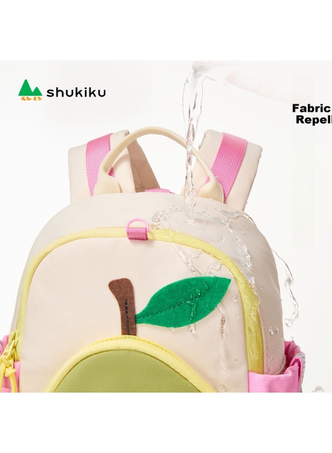 Shukiku Children's Kindergarten Backpack For Boys And Girls, Dopamine Ultra-light Double Shoulder Bag, Ice Sugar Snow Pear, Size S - Image 2