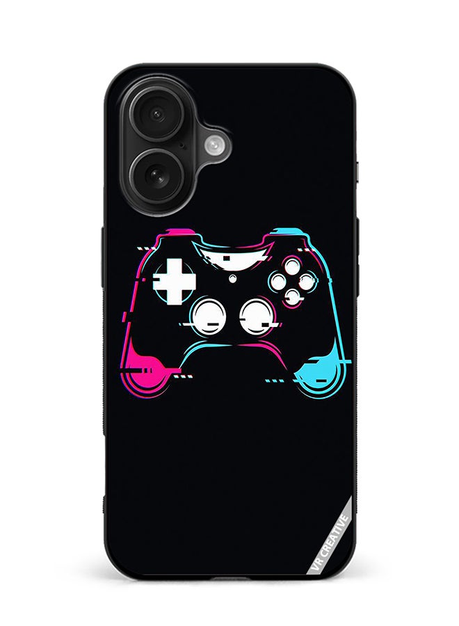 VR CREATIVE Protective Case Cover For Apple iPhone 16 Plus Controller Setup Ps5 Ps4 Design Multicolour