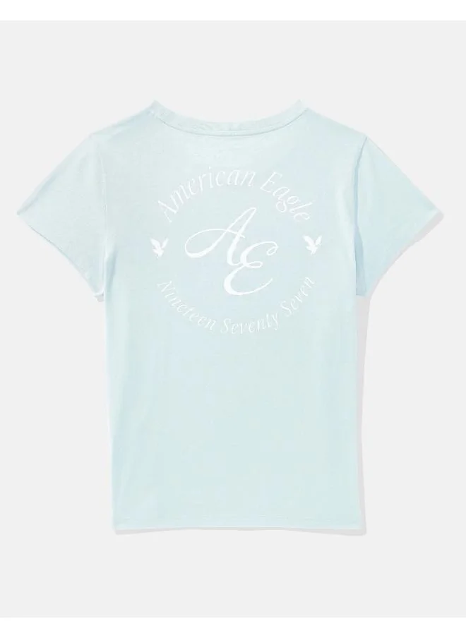 American Eagle Graphic Crew Neck T-Shirt
