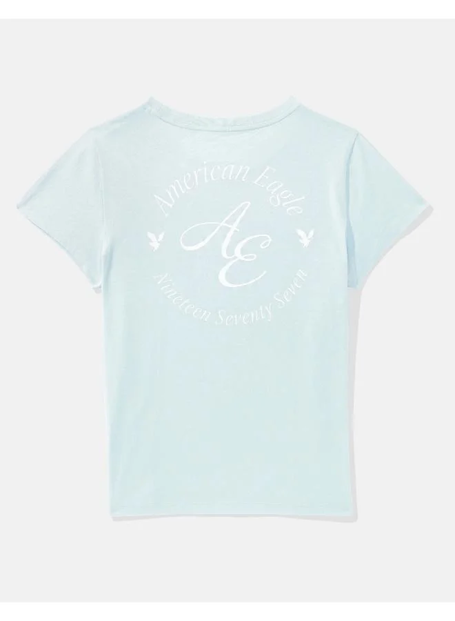 امريكان ايجل Graphic Crew Neck T-Shirt