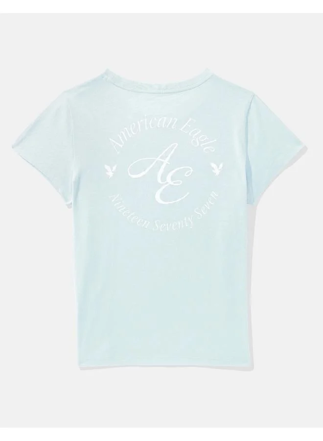 American Eagle Graphic Crew Neck T-Shirt