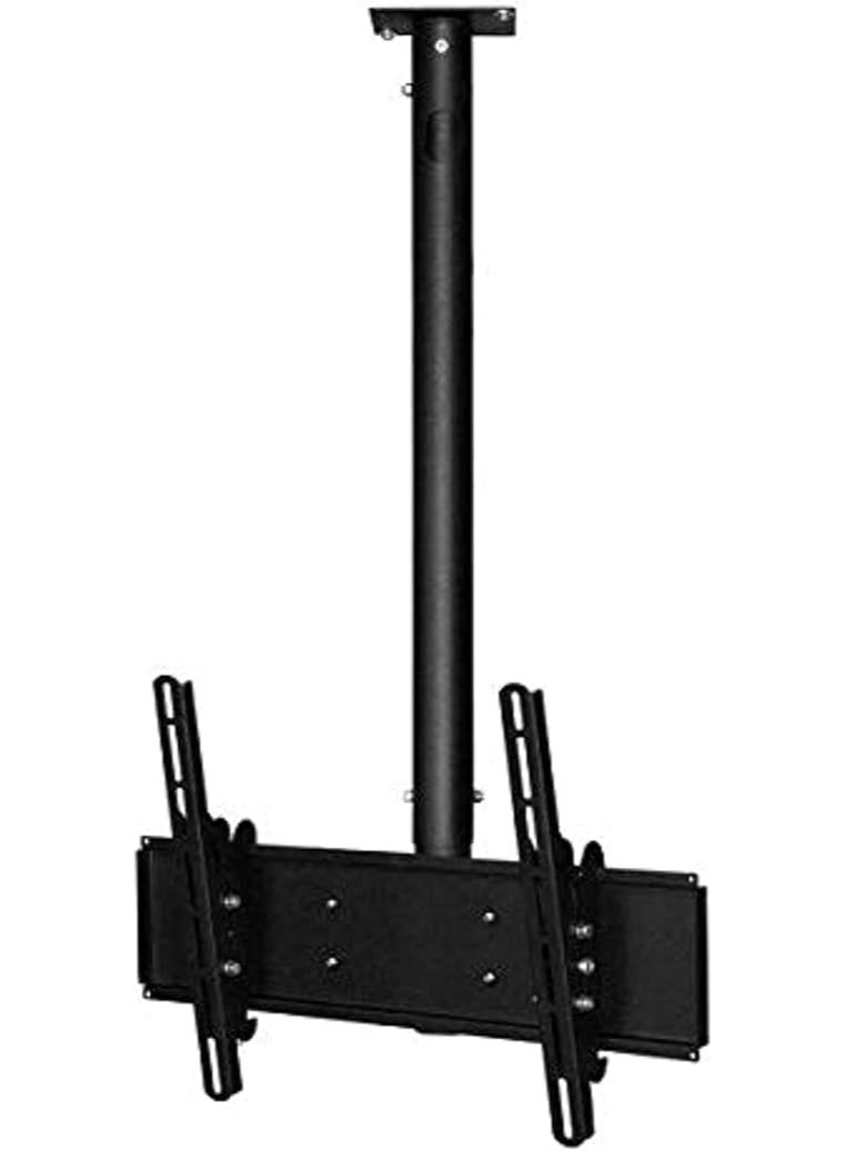 Ceiling Screen Holder for 55-Inch Displays – Adjustable Height & Swivel Mount – Space-Saving Bracket for Flat or Curved Screens