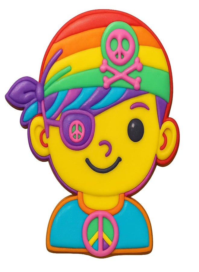 Mighty Gadget Pirate Boy Cookie Cutter & Stamp Set - 4x3.86" Fun Pirate Head Design for everyone' Party Baking (Random Color) - Image 4