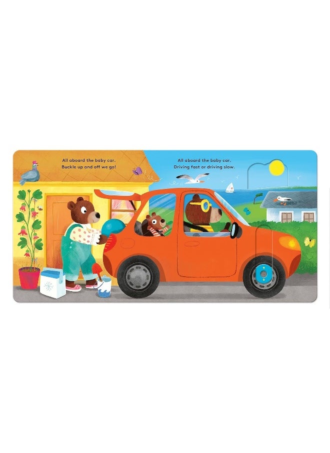 Baby on Board: Car: A Push, Pull, Slide Tab Book  - Image 3