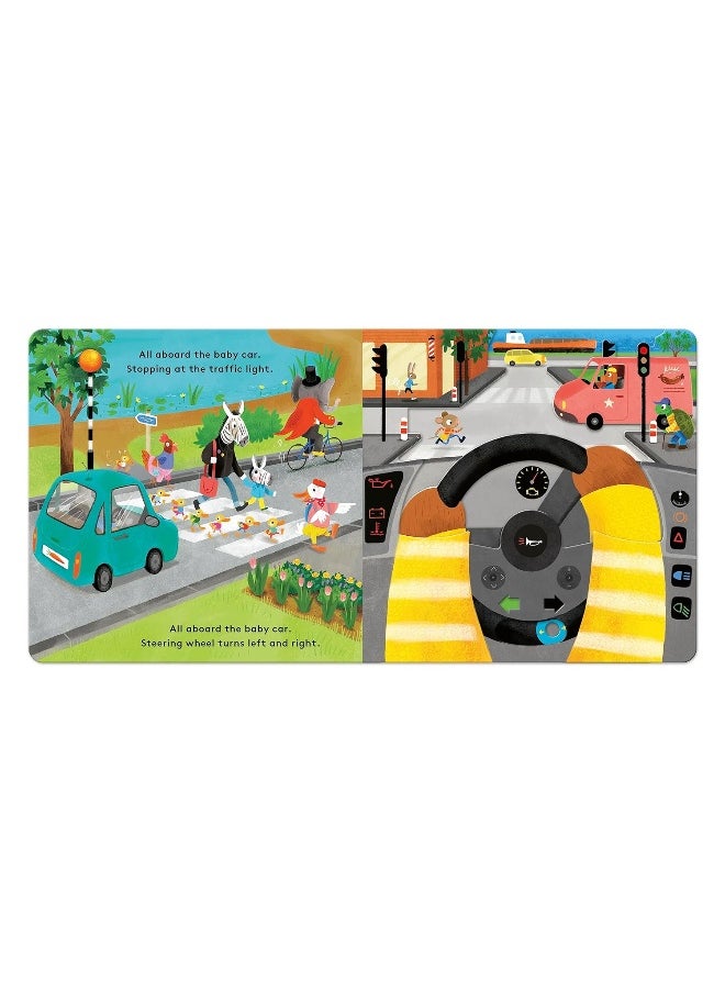 Baby on Board: Car: A Push, Pull, Slide Tab Book  - Image 5