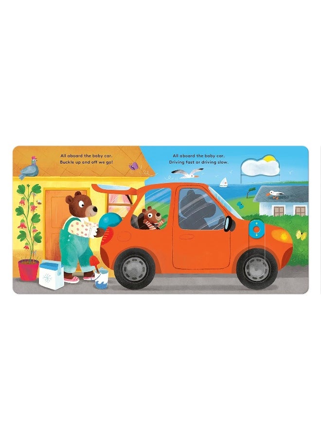 Baby on Board: Car: A Push, Pull, Slide Tab Book  - Image 2