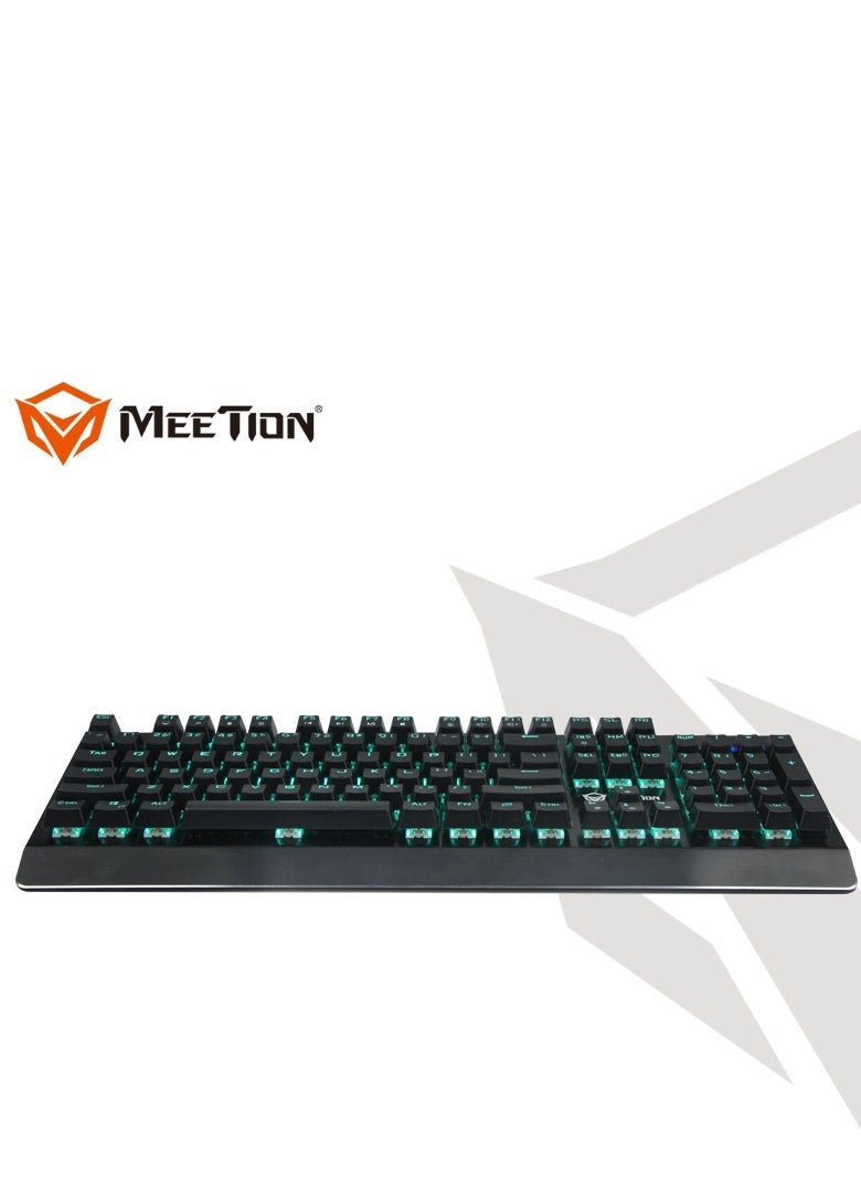 Meetion Meetion MK01 Classic Original Design, Full key Anti-Ghosting, 12 Multimedia Shortcuts, USB Braided Cable, Plug & Play, System Compatible OUTEMU Blue Switches Gold-Plating USB RGB Mechanical Keyboard  - Image 5