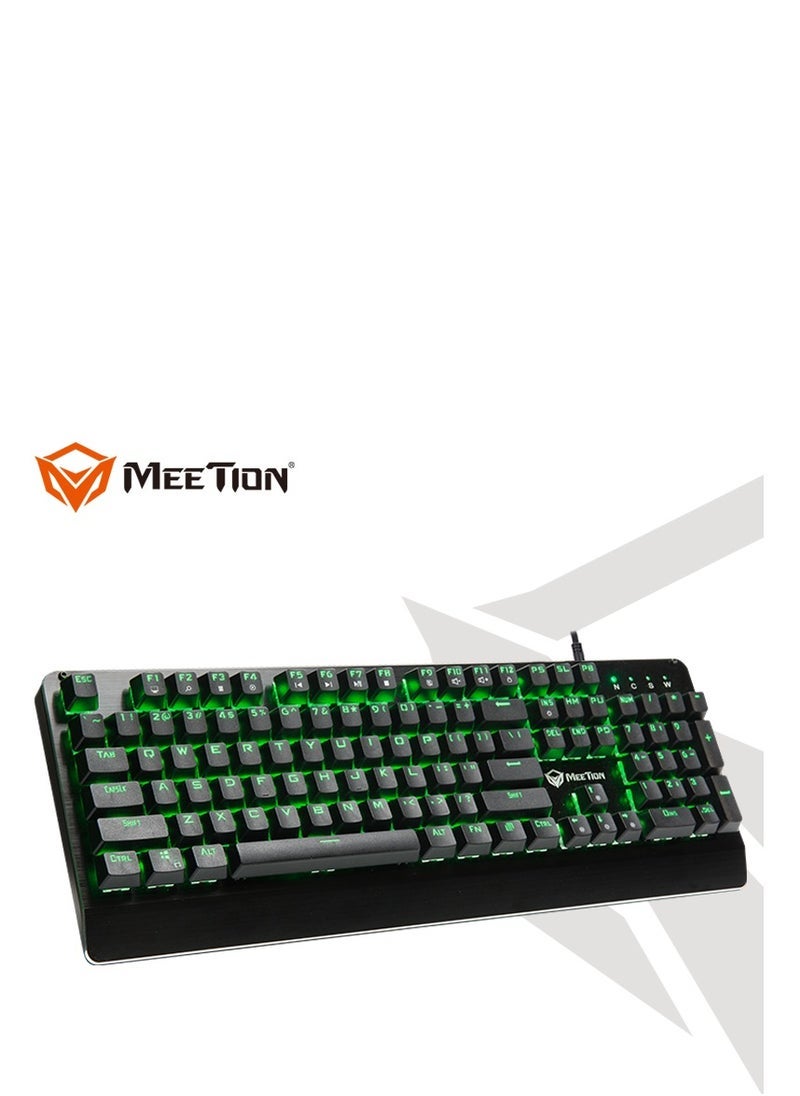 Meetion Meetion MK01 Classic Original Design, Full key Anti-Ghosting, 12 Multimedia Shortcuts, USB Braided Cable, Plug & Play, System Compatible OUTEMU Blue Switches Gold-Plating USB RGB Mechanical Keyboard  - Image 3