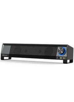 Kisonli Soundbar Computer , Speaker Integrates 2 Auxiliary ports For Microphones And Headphones X2  - Image 1
