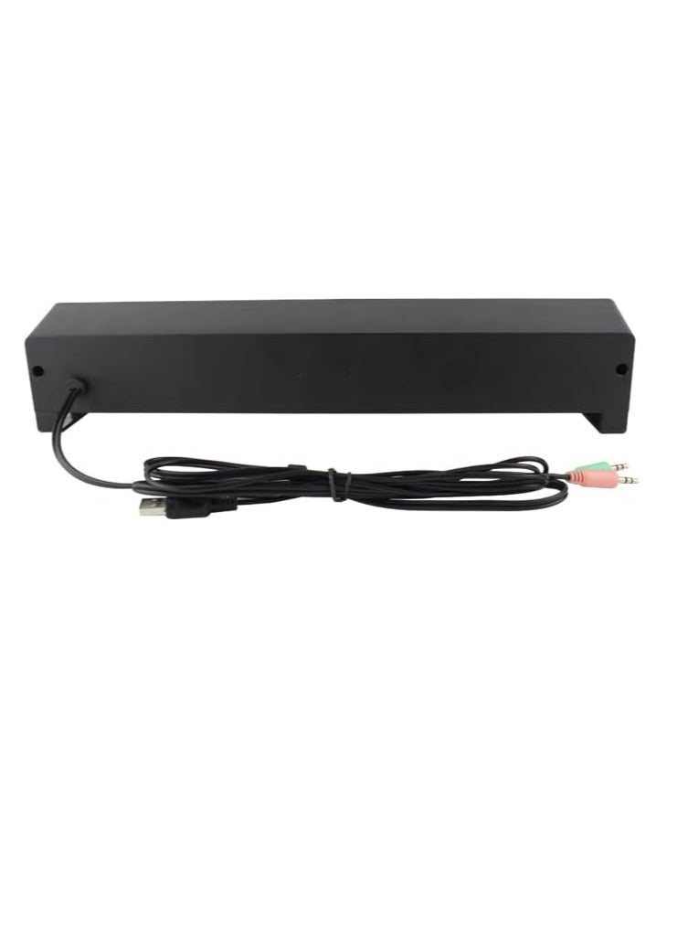 Kisonli Soundbar Computer , Speaker Integrates 2 Auxiliary ports For Microphones And Headphones X2  - Image 4